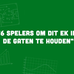 spelers ek in de gaten